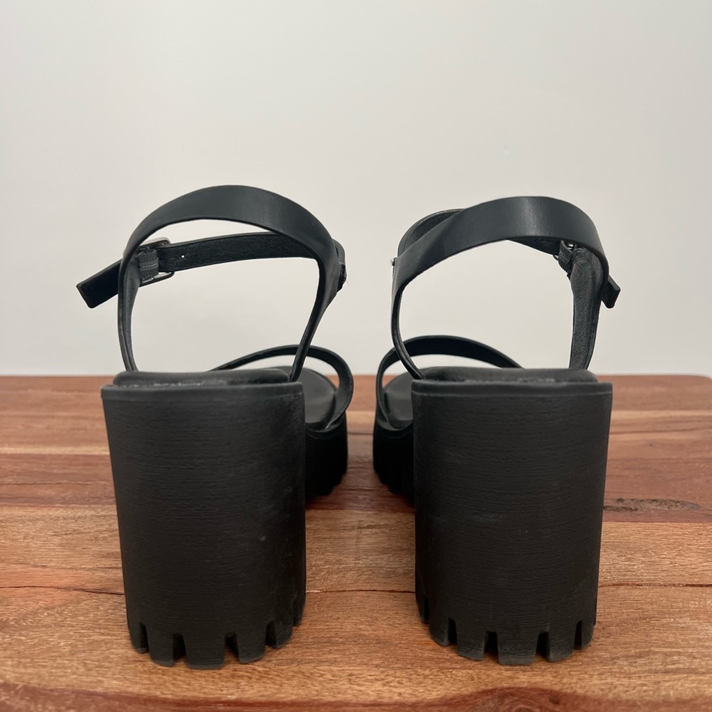 Black Chunky Heel Sandals by Madden Girl - Picture 4 of 6